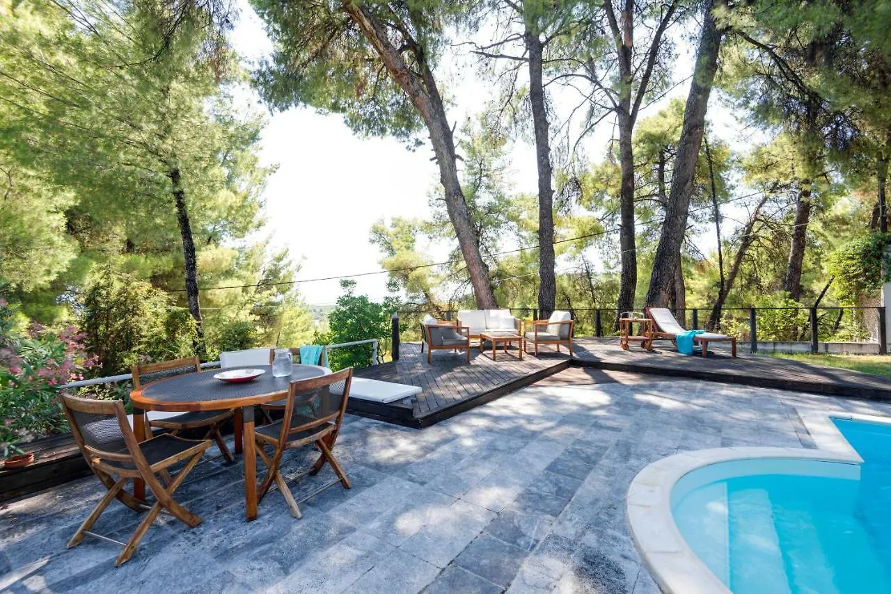 Villa Azzurro With Sea View And Private Pool Kassandra